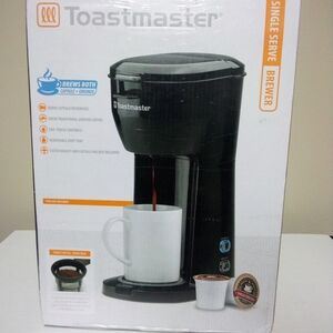 Toastmaster Black Single Serve Coffee Maker